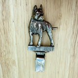 American Staffordshire Show Ring Clip - Nickel Silver | Alden Arts