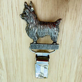 Australian Silky Terrier Show Ring Clip - Nickel Silver | Alden Arts