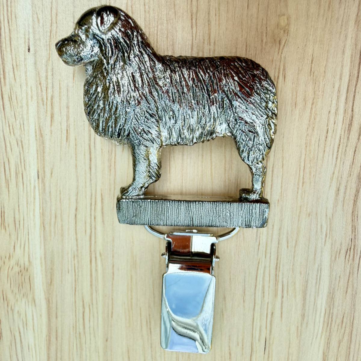 Australian Sheepdog Show Ring Clip - Nickel Silver | Alden Arts