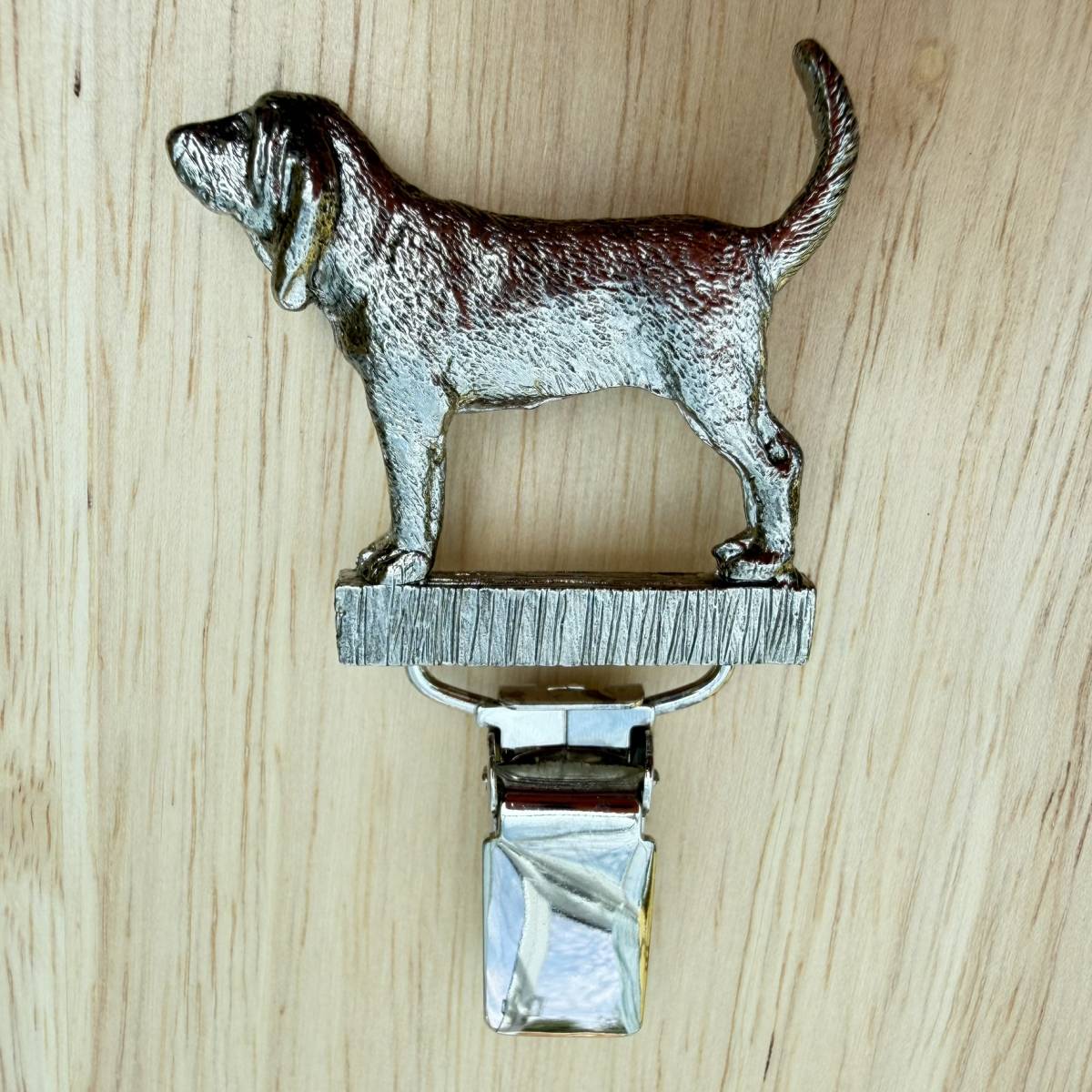 Bloodhound Show Ring Clip - Nickel Silver | Alden Arts