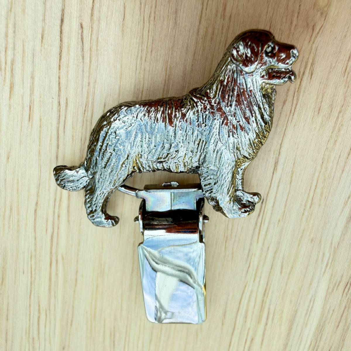 Bernese Mountain Dog Show Ring Clip - Nickel Silver | Alden Arts