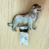 Bernese Mountain Dog Show Ring Clip - Nickel Silver | Alden Arts