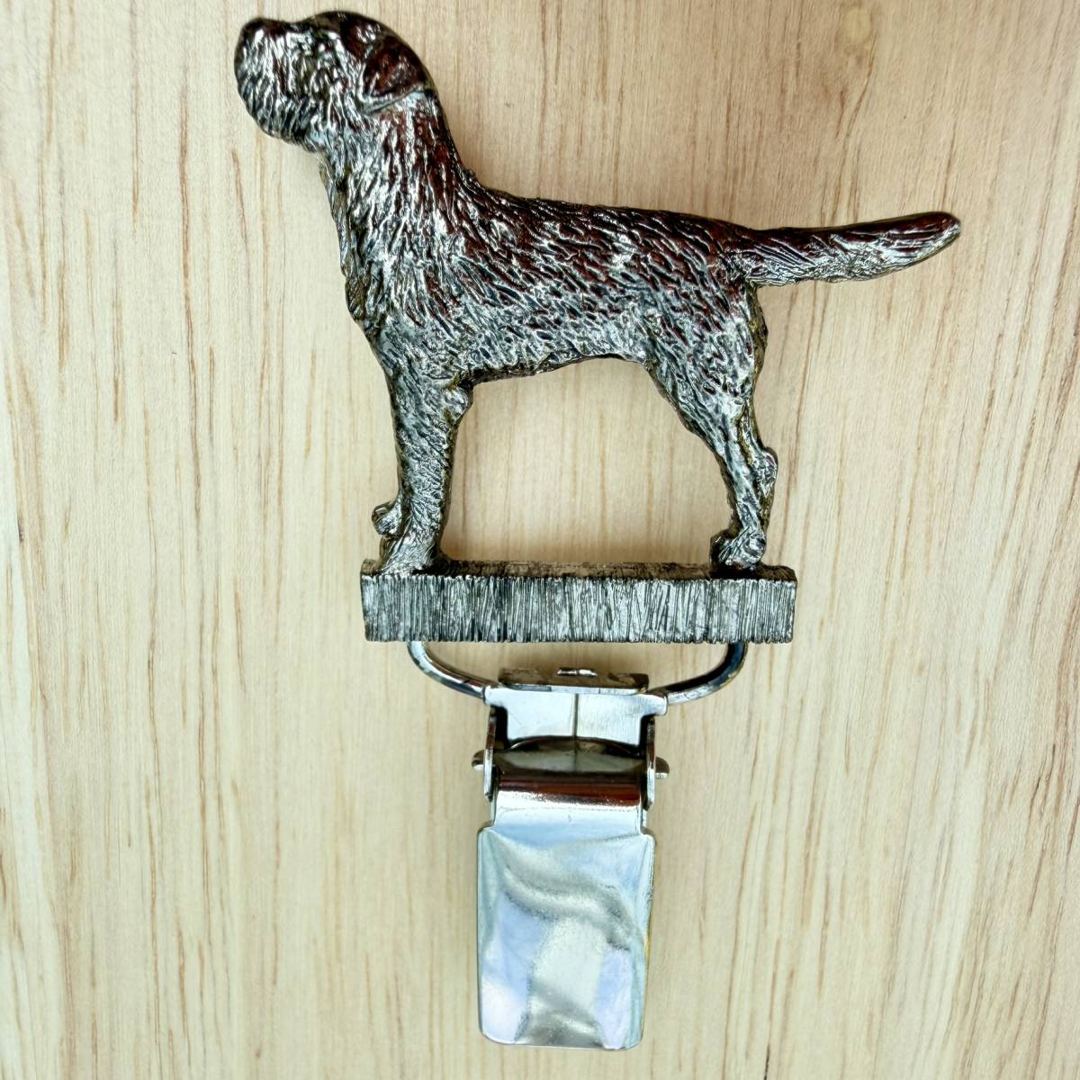 Border Terrier Show Ring Clip - Nickel Silver | Alden Arts