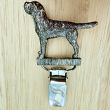 Border Terrier Show Ring Clip - Nickel Silver | Alden Arts