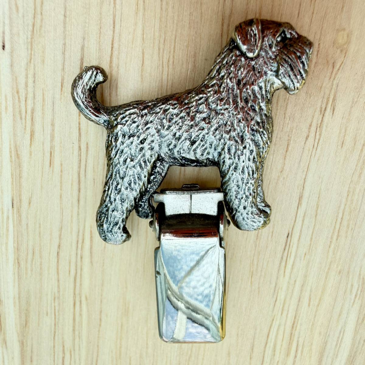 Bouvier Show Ring Clip - Nickel Silver | Alden Arts