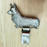 Corgi Pembrokeshire Show Ring Clip - Nickel Silver | Alden Arts
