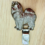 Chow Chow Show Ring Clip - Nickel Silver | Alden Arts