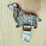 Cocker Spaniel Show Ring Clip - Nickel Silver | Alden Arts