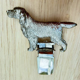 Gordon Setter Show Ring Clip - Nickel Silver | Alden Arts