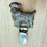 Griffon Rough Show Ring Clip - Nickel Silver | Alden Arts