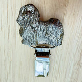 Havanese Show Ring Clip - Nickel Silver | Alden Arts