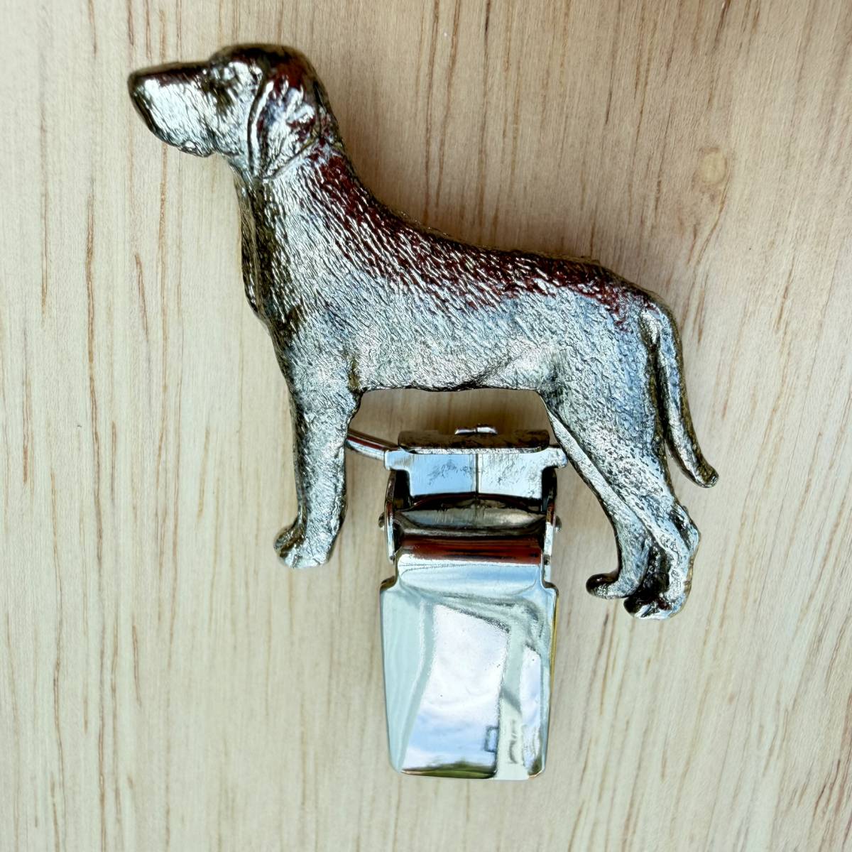 Hungarian Vizsla Show Ring Clip - Nickel Silver | Alden Arts