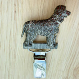 Irish Water Spaniel Show Ring Clip - Nickel Silver | Alden Arts