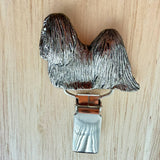 Lhasa Apso Show Ring Clip - Nickel Silver | Alden Arts