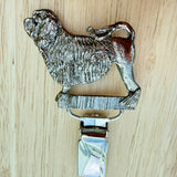Lowchen Show Ring Clip - Nickel Silver | Alden Arts