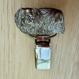 Pekingese Show Ring Clip - Nickel Silver | Alden Arts