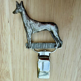 Pharaoh Hound Show Ring Clip - Nickel Silver | Alden Arts