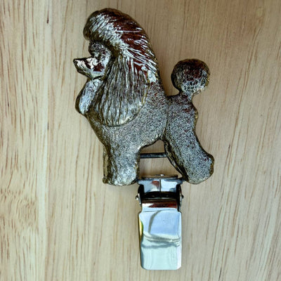 Poodle Puppy Cut Show Ring Clip - Nickel Silver | Alden Arts