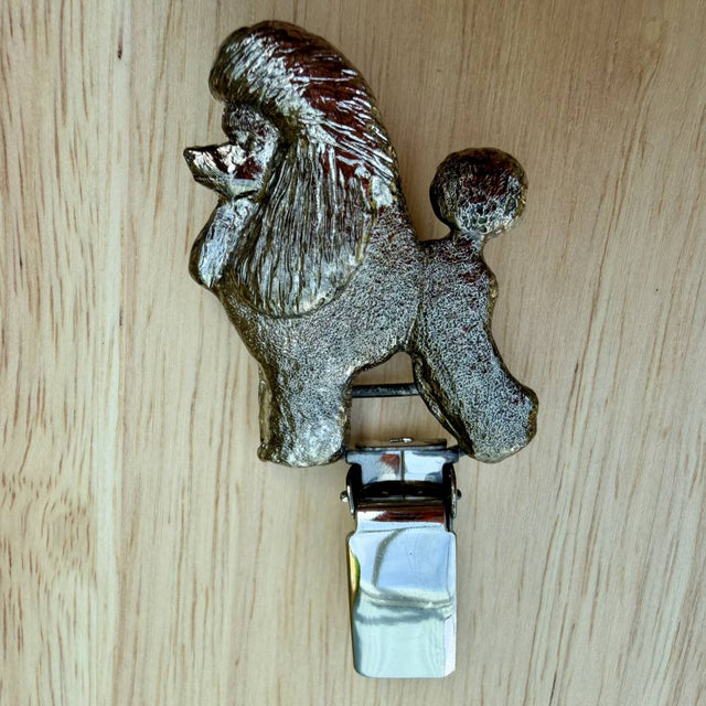 Poodle Puppy Cut Show Ring Clip - Nickel Silver | Alden Arts