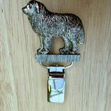 Pyrenean Mountain Dog Show Ring Clip - Nickel Silver | Alden Arts