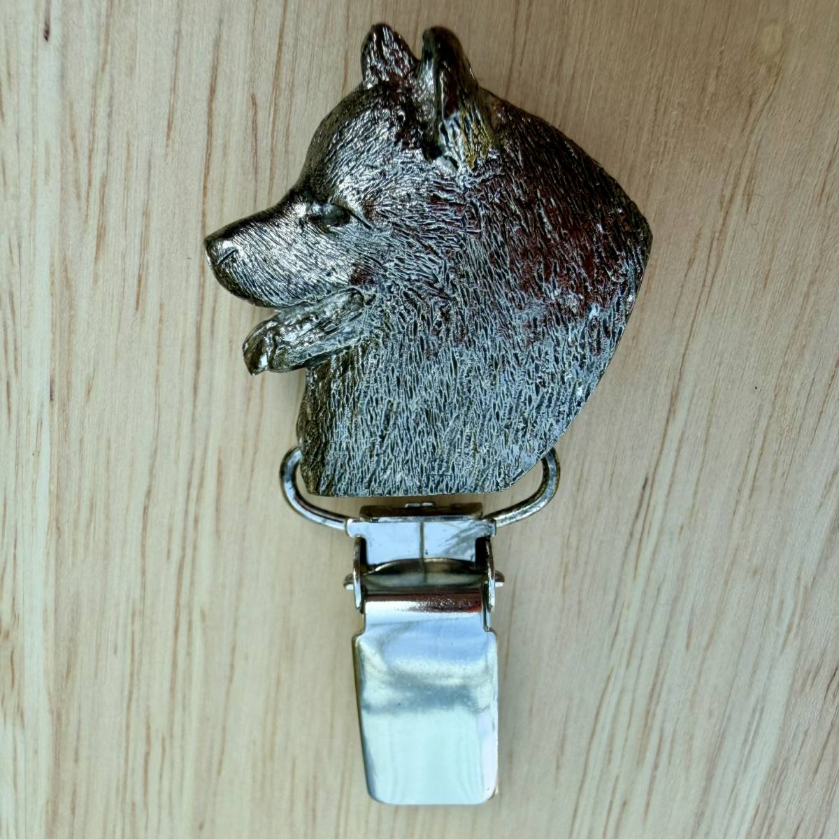 Samoyed Show Ring Clip - Nickel Silver | Alden Arts