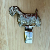 Sealyham Show Ring Clip - Nickel Silver | Alden Arts