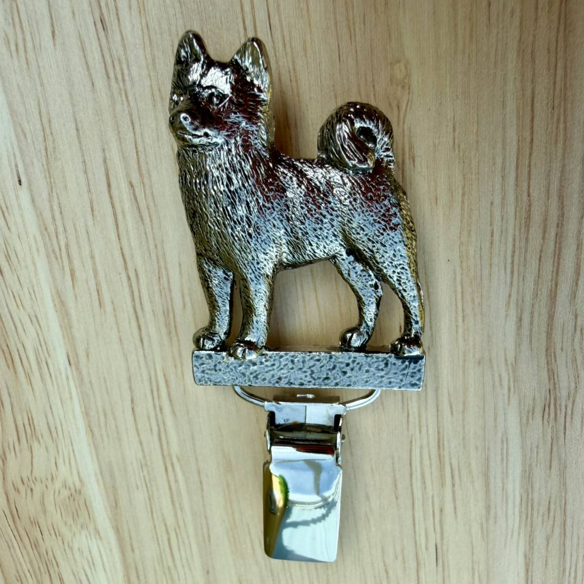 Shiba Inu Show Ring Clip - Nickel Silver | Alden Arts