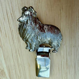Shetland Sheepdog Show Ring Clip - Nickel Silver | Alden Arts