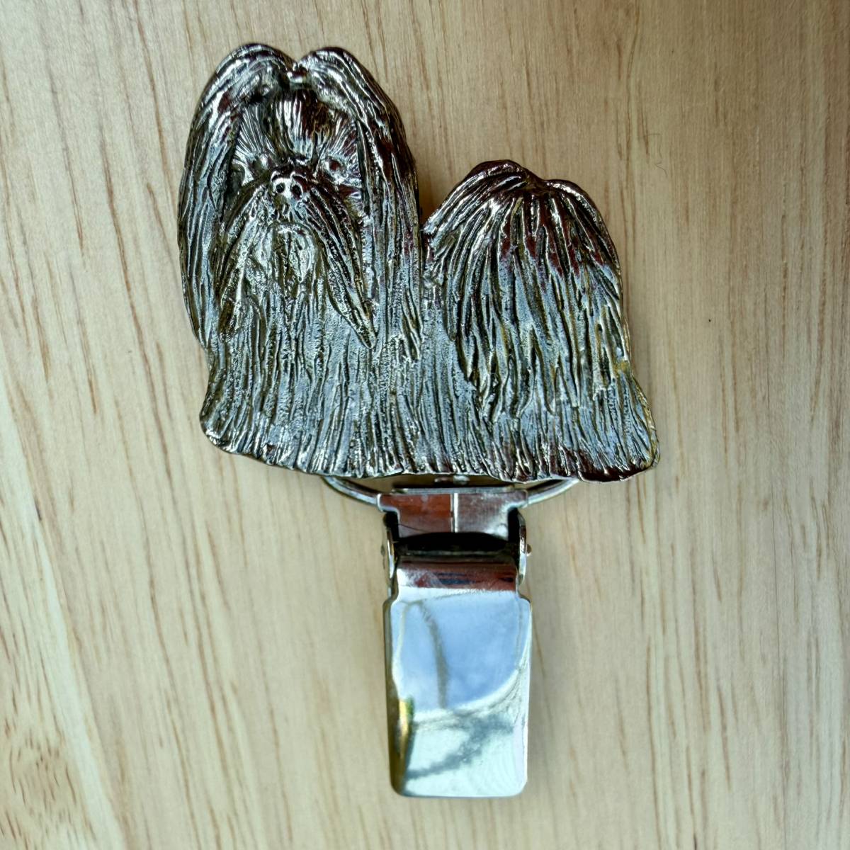 Shih Tzu Show Ring Clip - Nickel Silver | Alden Arts