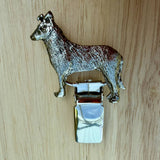 Smooth Collie Show Ring Clip - Nickel Silver | Alden Arts