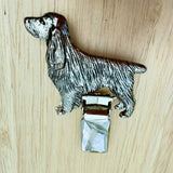 Springer Spaniel Show Ring Clip - Nickel Silver | Alden Arts