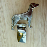 Weimaraner Show Ring Clip - Nickel Silver | Alden Arts