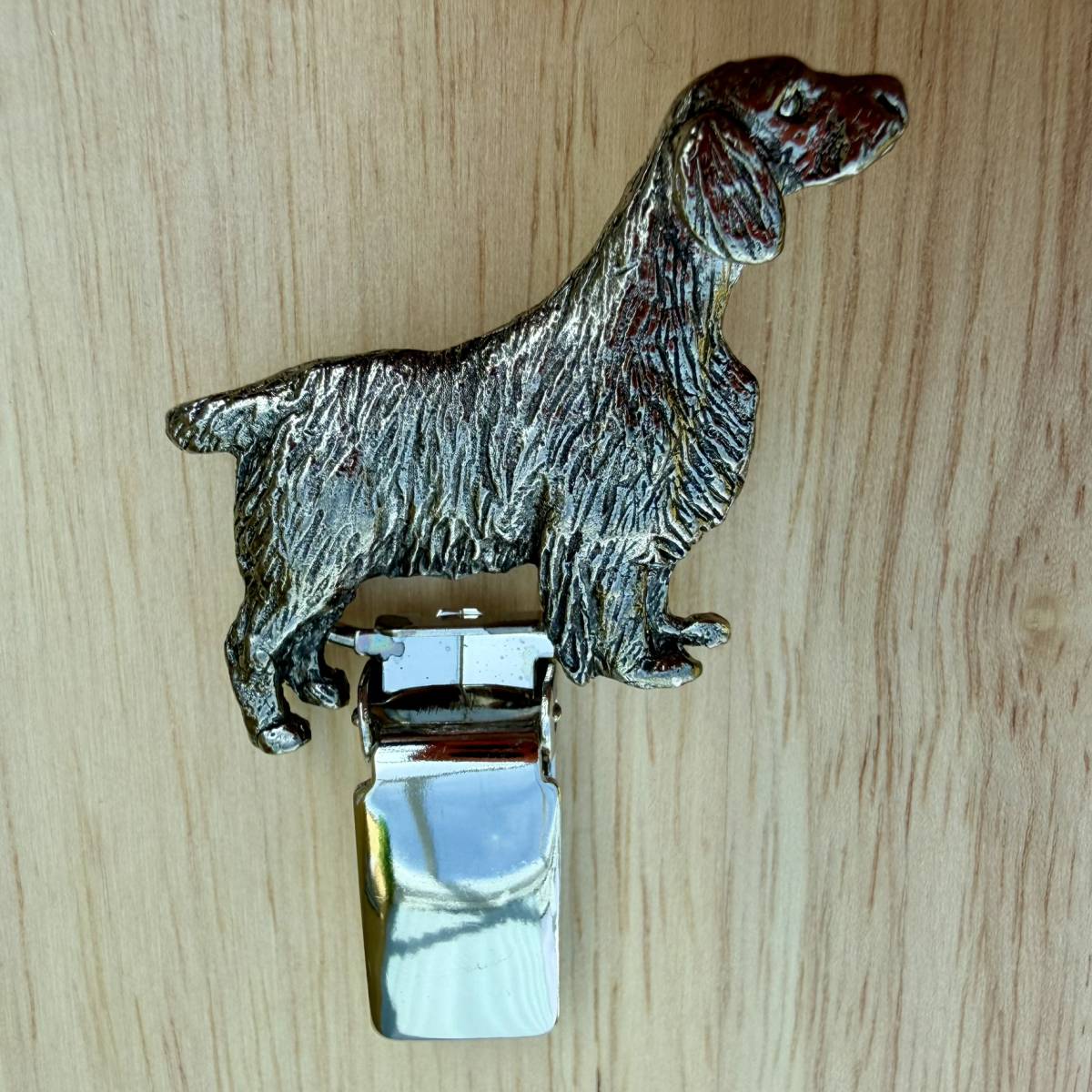 Welsh Springer Spaniel Show Ring Clip - Nickel Silver | Alden Arts